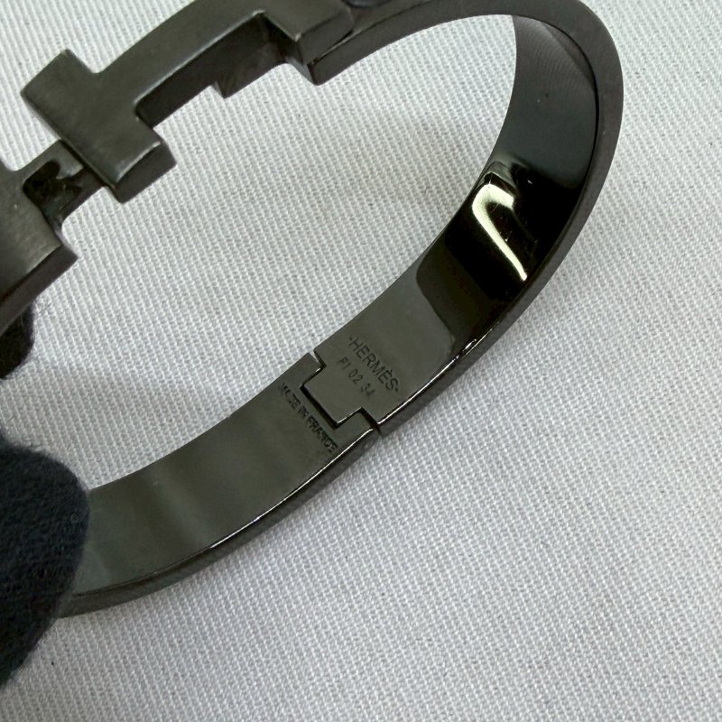 HERMES Clic HH So Black手環-4