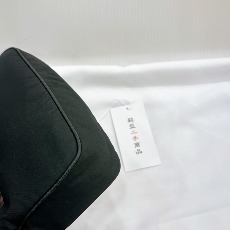 莉亞精品♡ Prada 三合一 黑金 二手美包-9