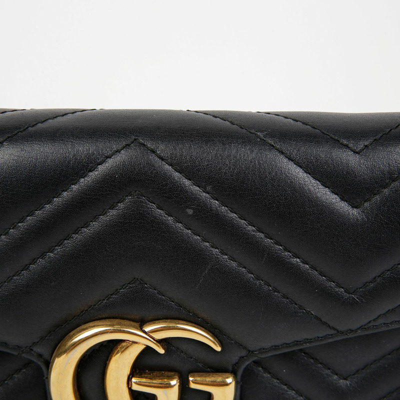 GUCCI 443122 GG Marmont 迷你鏈條斜背包-2