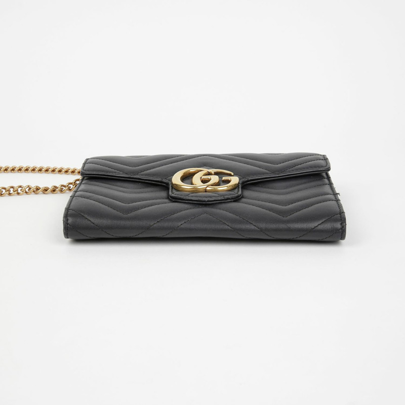 GUCCI 443122 GG Marmont 迷你鏈條斜背包-6