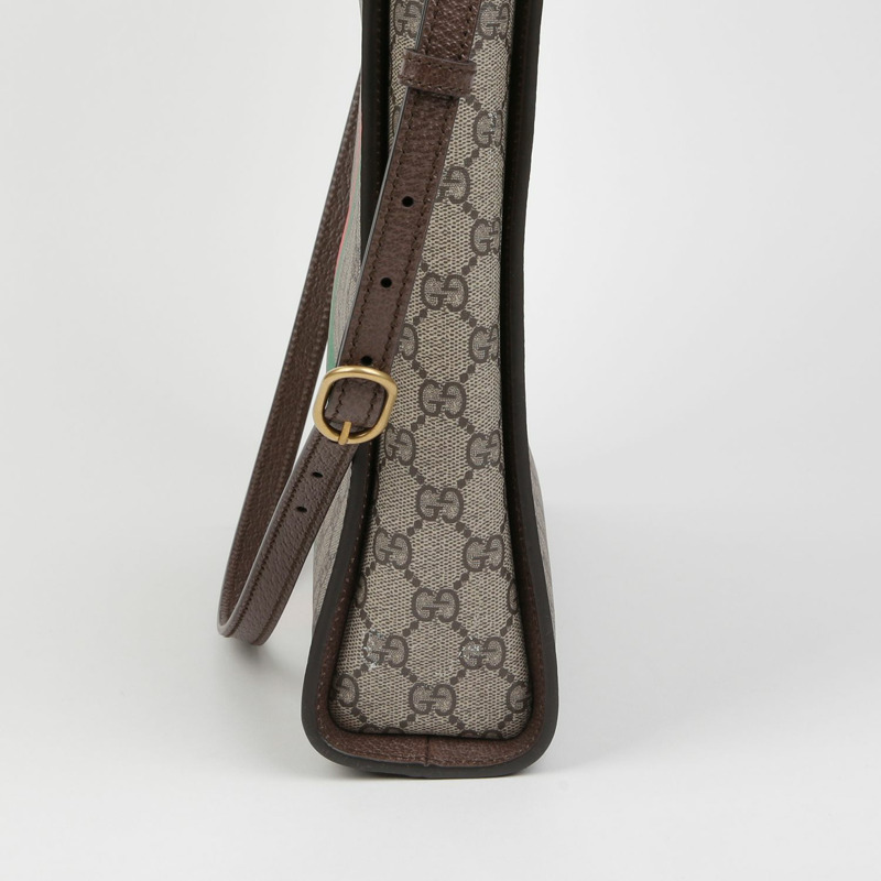 GUCCI 虎紋織帶手提單肩包 688497-5