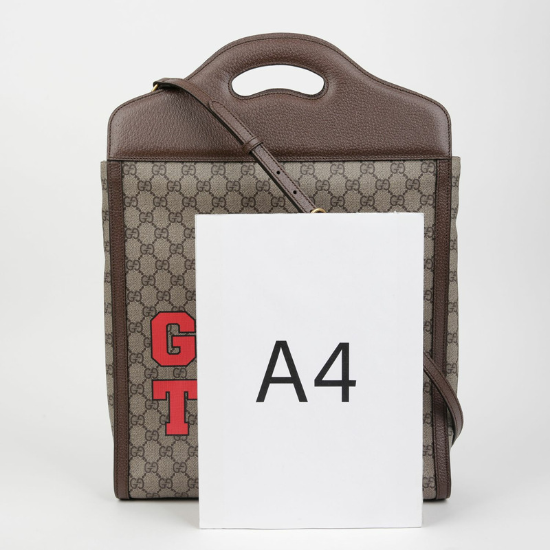 GUCCI 虎紋織帶手提單肩包 688497-9