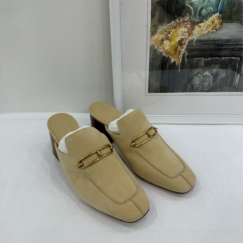 Hermes 爱马仕roulis猪鼻子穆勒鞋 37.5碼 全新-1