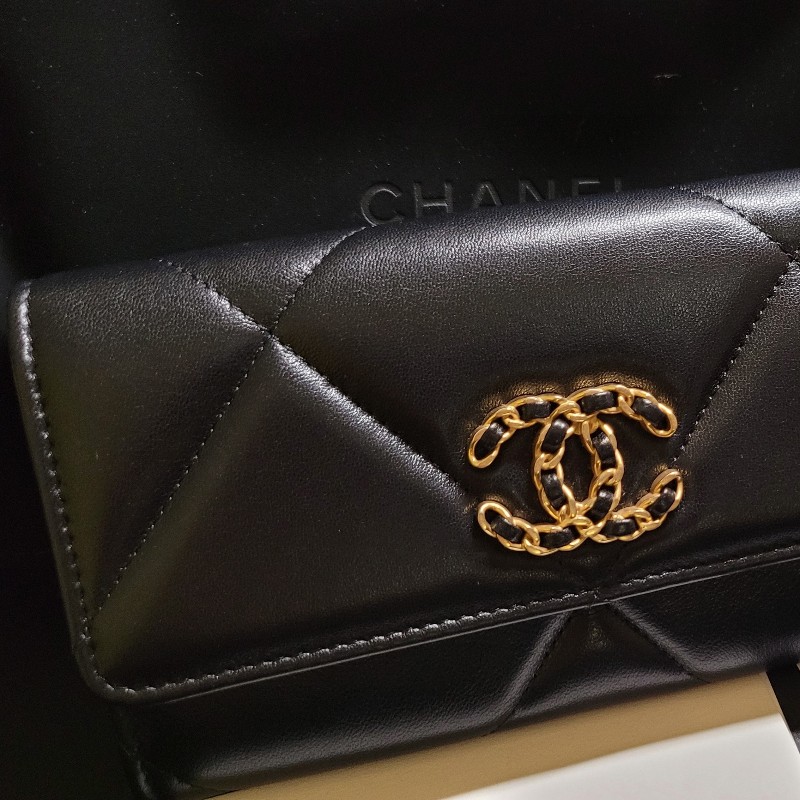 全新💖 chanel 19 中夾-4