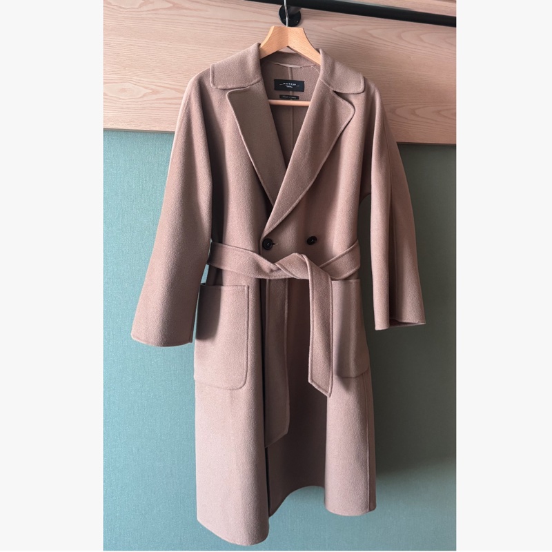 ✨ 支持安心購 - Max Mara / Weekend系列 經典駝色大衣外套38(周子瑜類似款)-2