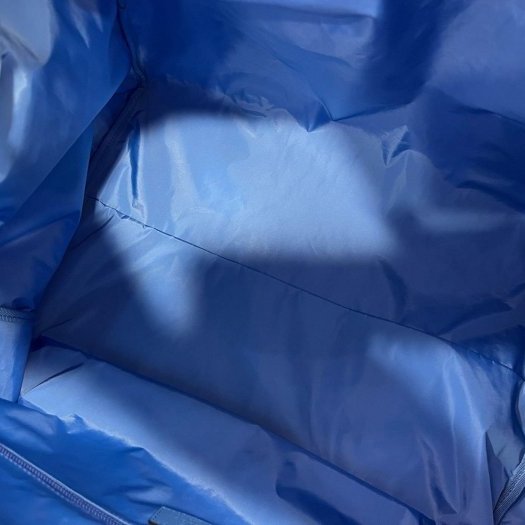 ㊣東區正精品㊣GUCCI 758664 GG SUPERME BOSTON BAG 藍色PVC綠紅綠帶肩背包斜背包旅行袋兩用包 RZ6027-3