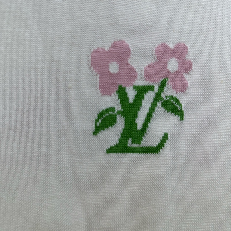 Louis Vuitton LV TYLER聯名花卉針織短袖 XS-2