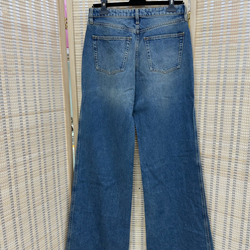 Louis Vuitton 路易威登 24新款拼皮阔腿牛仔裤 38碼 全新带吊牌 #Louis Vuitton/路易威登 #换季穿新衣-1