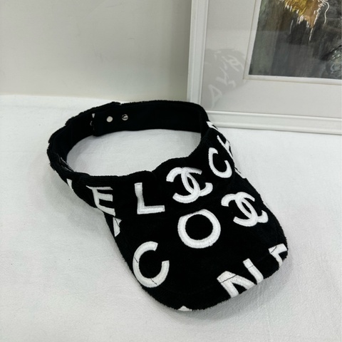 Chanel coco beach 23M 遮陽帽 棒球帽 黑色款