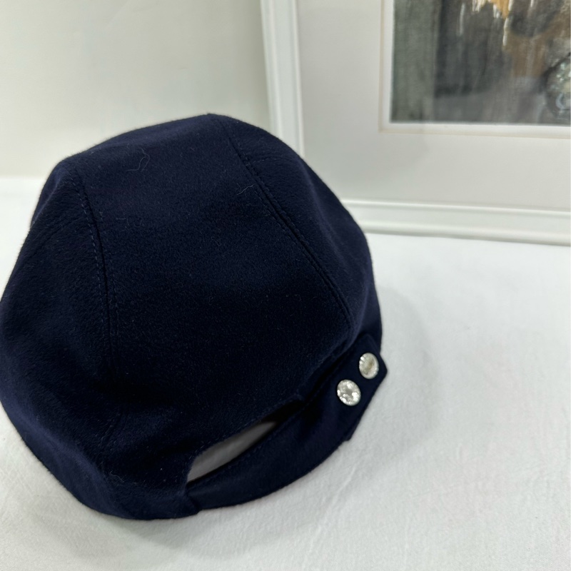 Hermes羊絨Davis H Sellier鴨舌帽 58-2