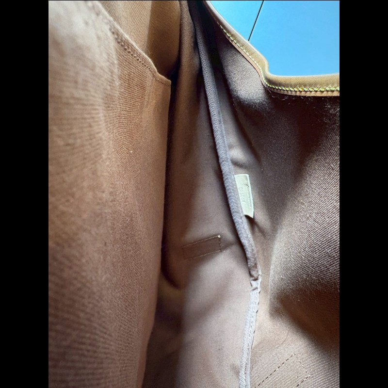 LV 老花雙釦大馬鞍包-28