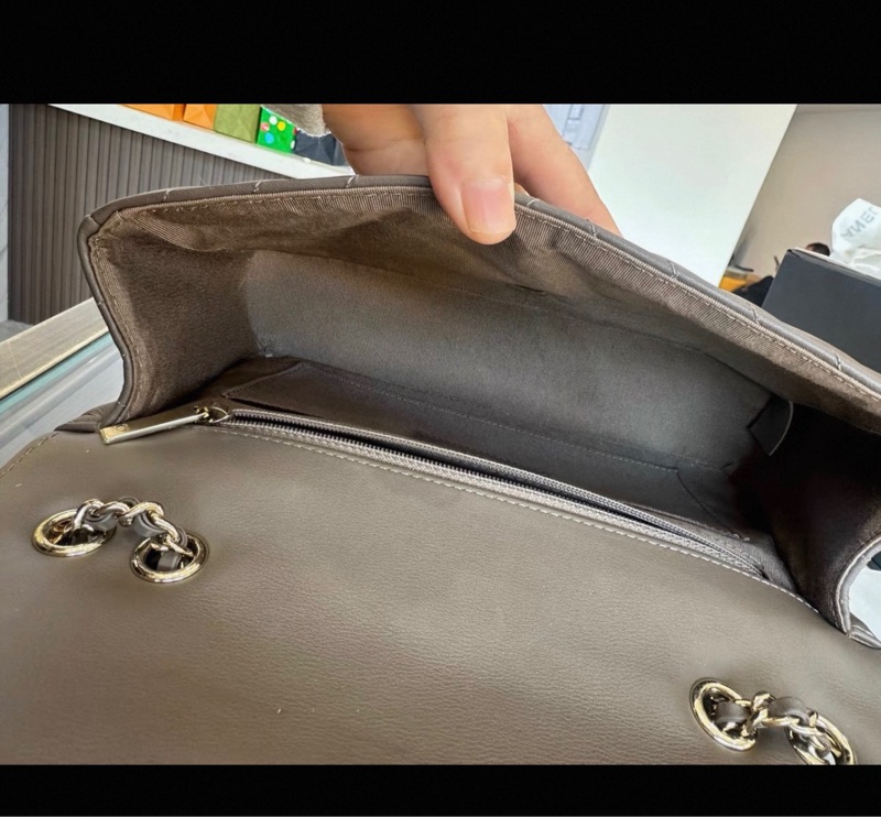 99成色，Chanel 香奈兒方胖子26開，淡金扣原始成色-7