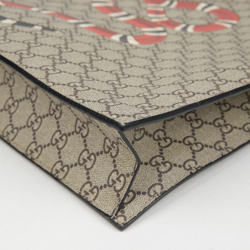 GUCCI 王蛇印花手提單肩包 450950-5