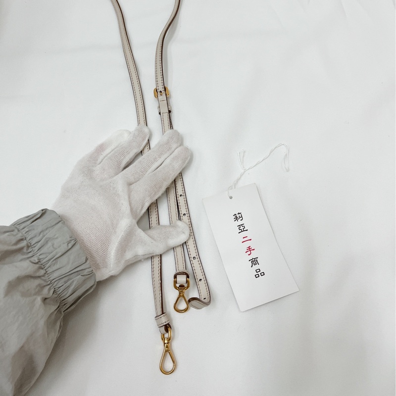 莉亞精品♡Prada 蝴蝶結水桶斜背包 拼色 二手-13