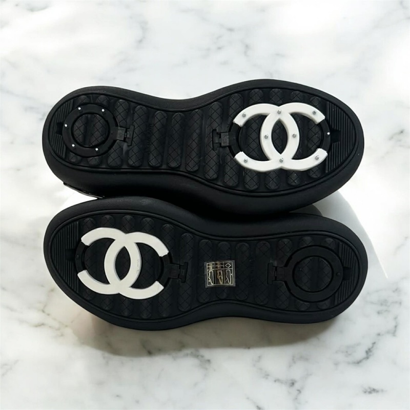 CHANEL全皮低筒雪靴 36號 黑色 （36.5可穿）-4