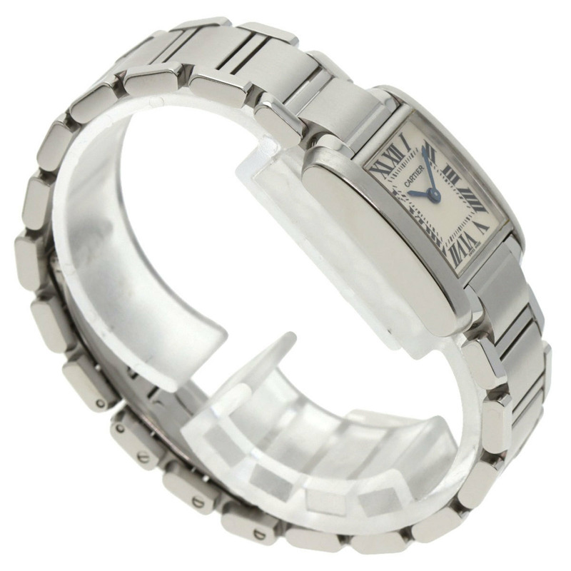 卡地亞 Tank Française W51008Q3 SM 女士精鋼腕錶-1