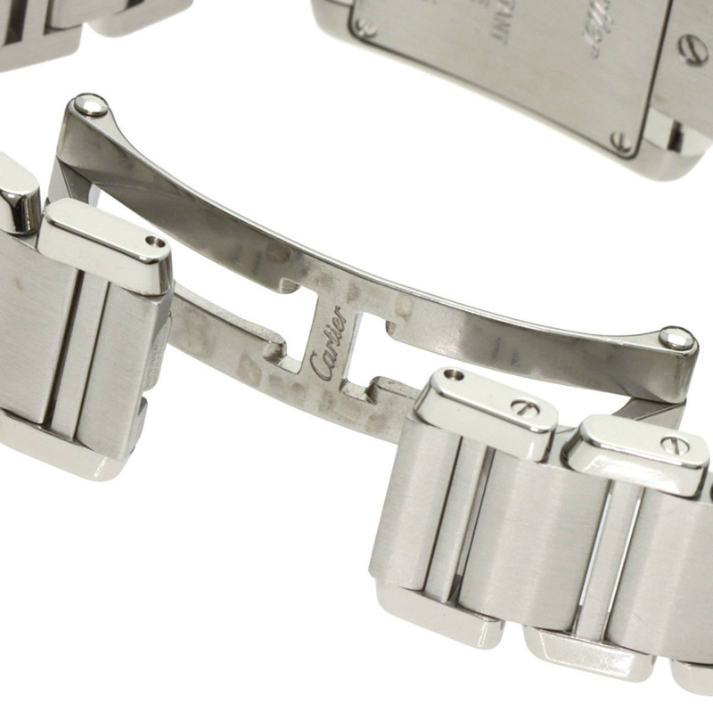 卡地亞 Tank Française W51008Q3 SM 女士精鋼腕錶-7
