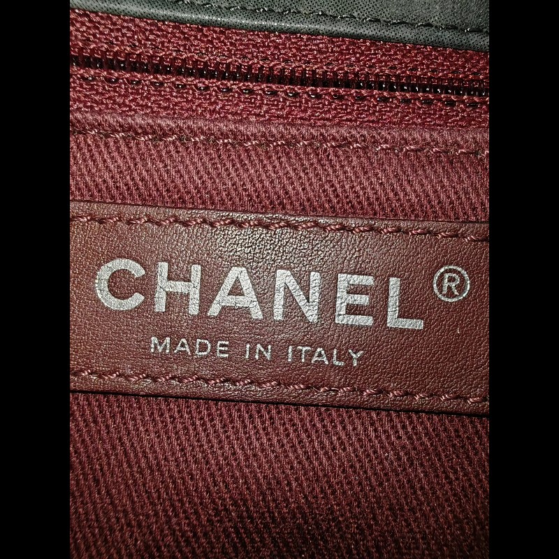 Chanel Vintage 做舊銀扣 斜挎包 13開-6