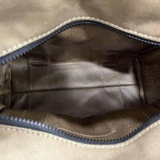 ㊣東區正精品㊣MARC JACOBS MJ 全新軍綠色帆布拉鍊手提包肩背包斜背包兩用包 RZ6002-3