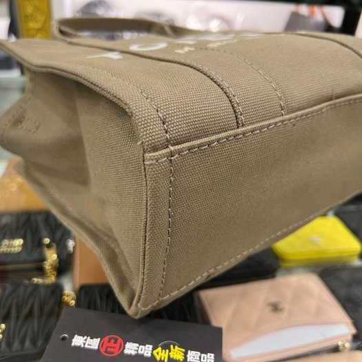 ㊣東區正精品㊣MARC JACOBS MJ 全新軍綠色帆布拉鍊手提包肩背包斜背包兩用包 RZ6002-6