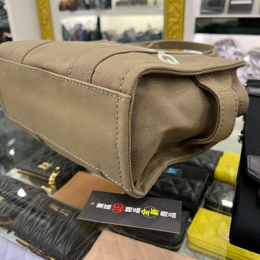 ㊣東區正精品㊣MARC JACOBS MJ 全新軍綠色帆布拉鍊手提包肩背包斜背包兩用包 RZ6002-7