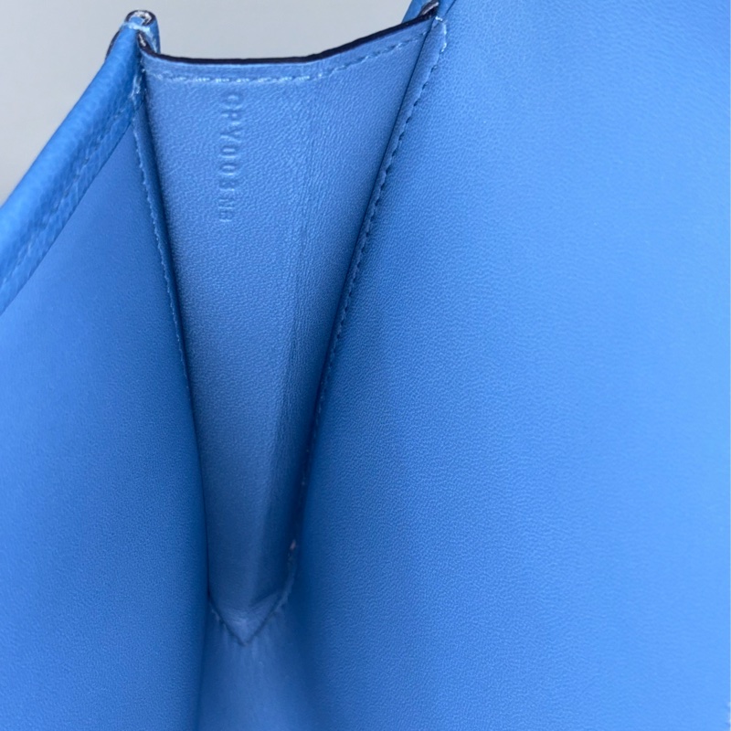 HERMES JIGE ELAN 29 SWFIT 藍色全皮 手抓包 手拿包 晚宴包 麻將包 銀行包 收租包-47