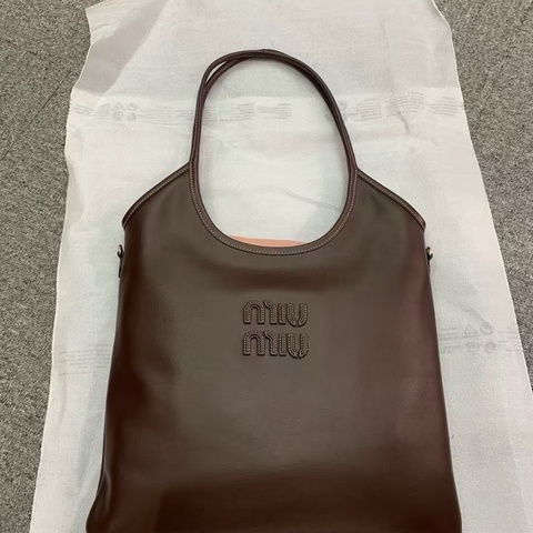 促銷品Miu Miu Ivy Hobo 石楠木色