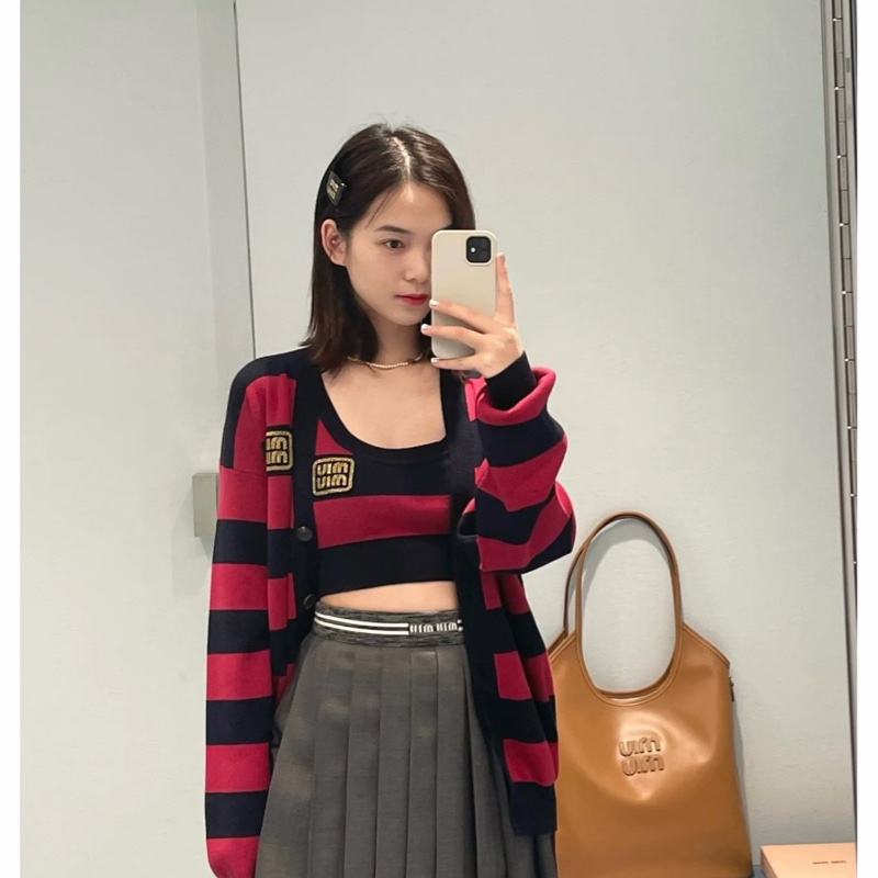 Miu Miu Ivy Hobo 干邑色-1