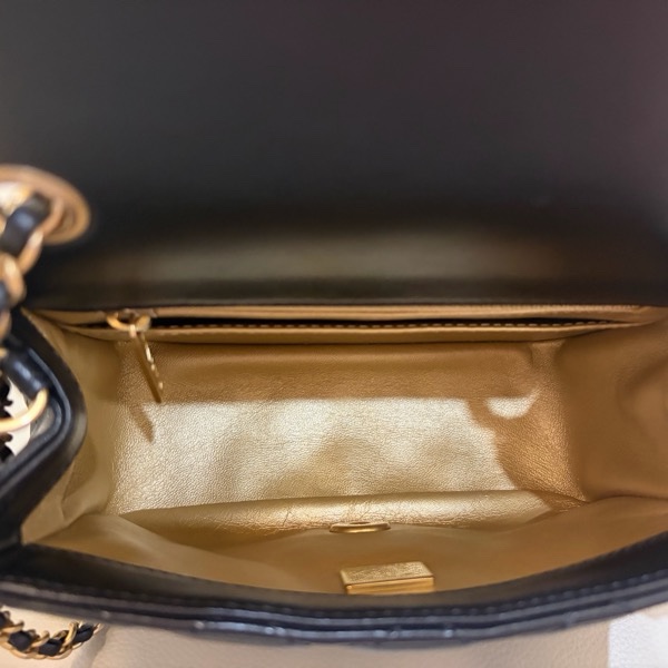 Chanel  金球方胖（17公分）黑金 晶片款-7