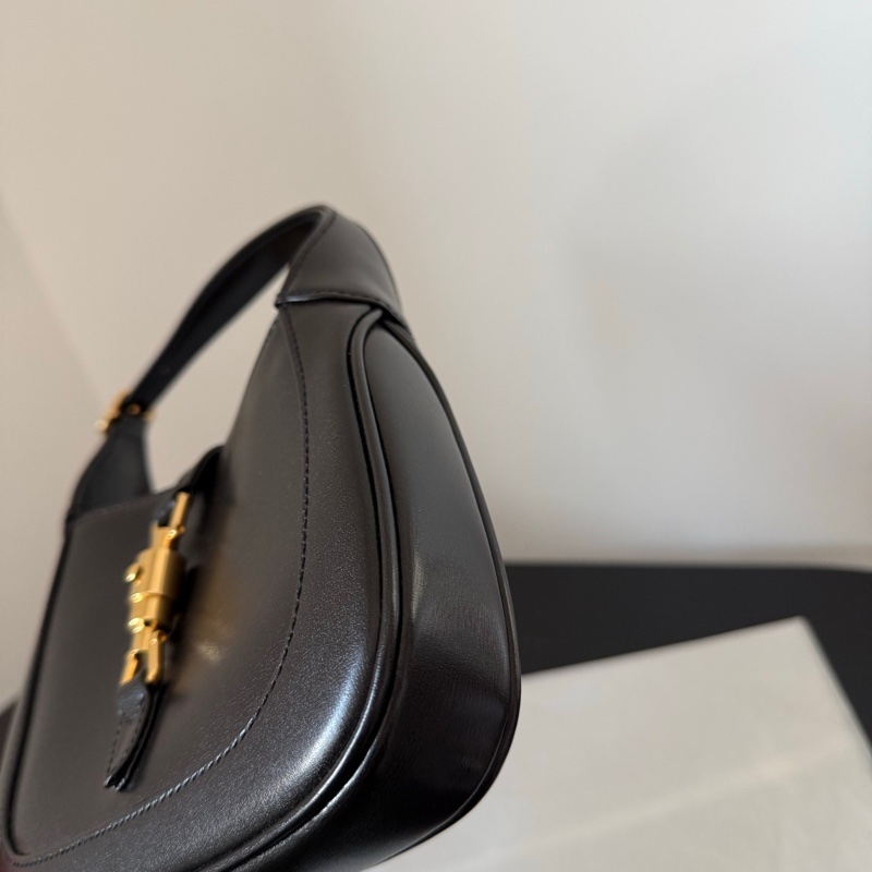 Gucci Jackie mini黑金單肩手提斜背包 超有質感 高級時尚-5