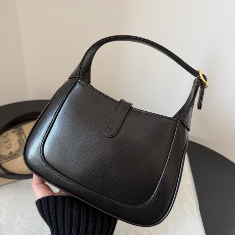 Gucci Jackie mini黑金單肩手提斜背包 超有質感 高級時尚-8