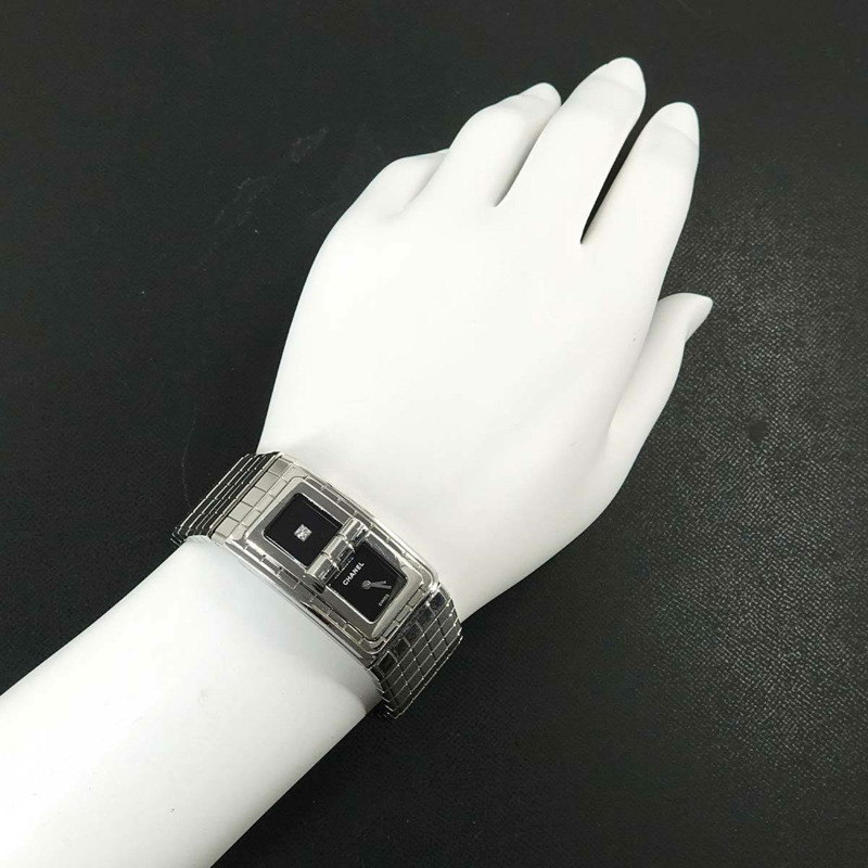 香奈兒 Code Coco H5144 鑲鑽女錶,黑色石英機芯-2