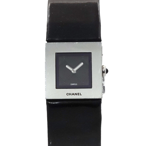 香奈兒 Matelasse H0116 女士黑色石英腕錶