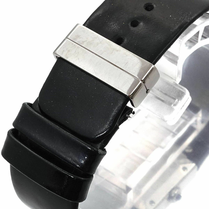 香奈兒 Matelasse H0116 女士黑色石英腕錶-5