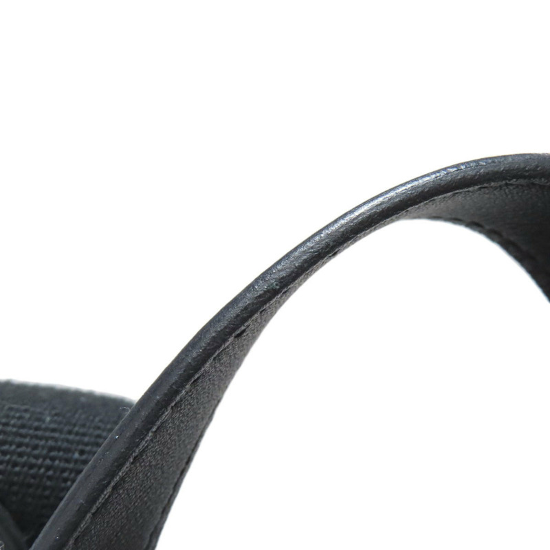 愛馬仕 Hermès 女士簡約雙肩包,銀色五金配件,帆布和小牛皮材質-12