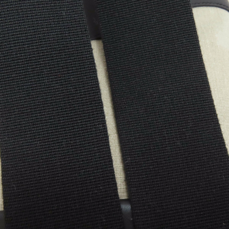 愛馬仕 Hermès 女士簡約雙肩包,銀色五金配件,帆布和小牛皮材質-17