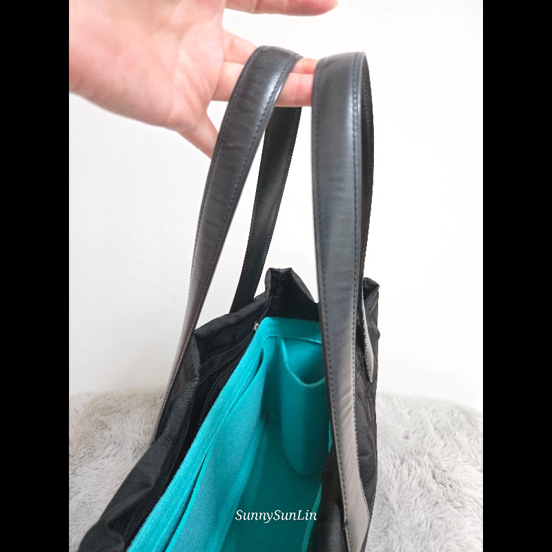 香奈兒 Chanel 黑色 尼龍布 購物包 肩背包 托特包-32