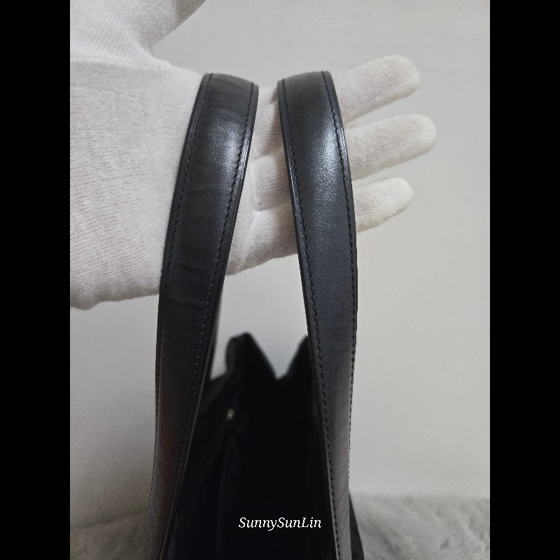 香奈兒 Chanel 黑色 尼龍布 購物包 肩背包 托特包-33