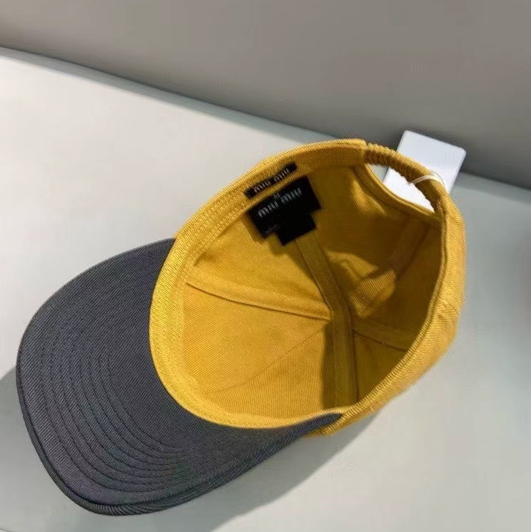 Miu Miu 拼色棒球帽 #S M L-3