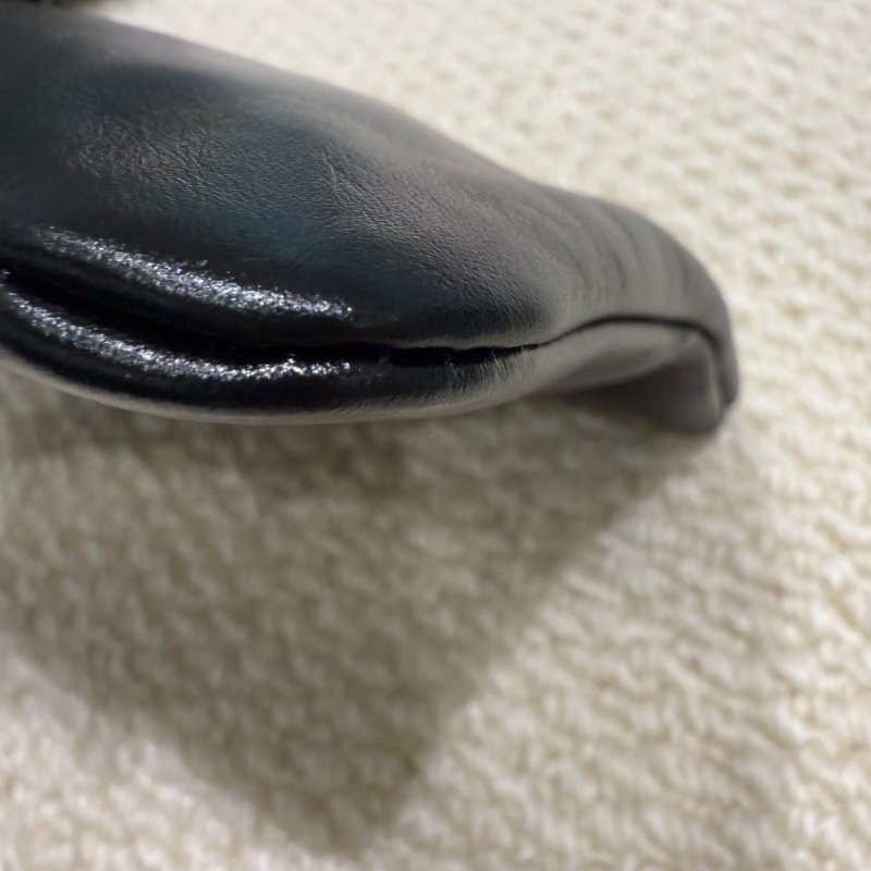 CHANEL - 黑色牛皮銀鏈22 Bag /小號-9