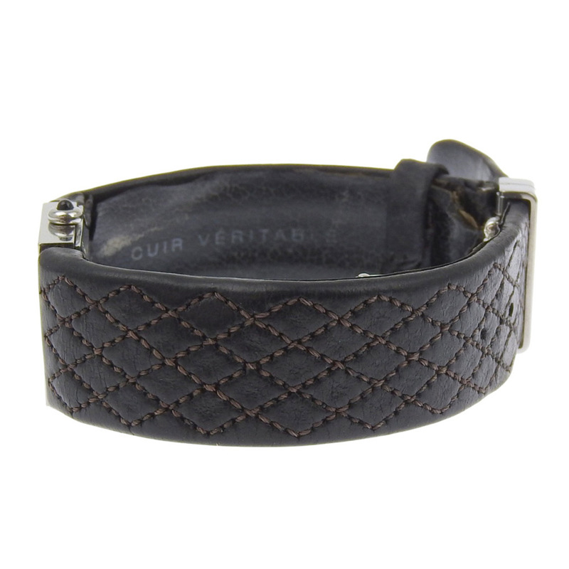 香奈兒 (CHANEL) Matelasse H0116 女士腕錶，精鋼和皮革錶殼，石英機芯，指針式顯示，黑色錶盤-3