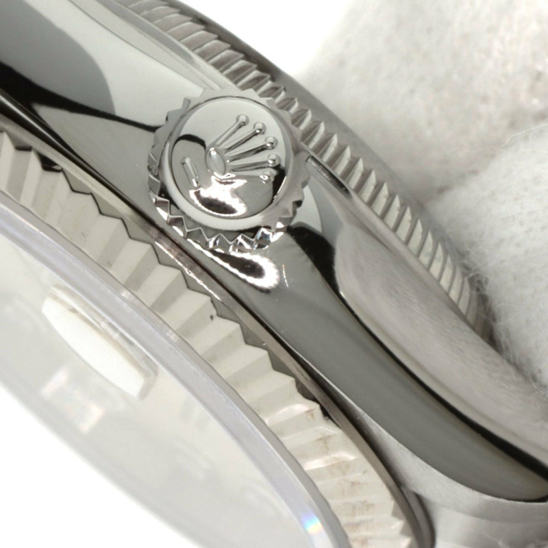 勞力士 69174G Datejust 10P 鑲鑽女錶，精鋼/18K 白金錶殼-16