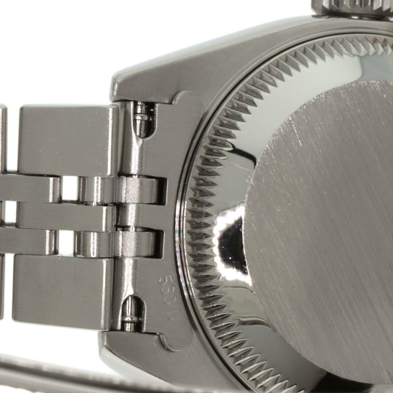 勞力士 69174G Datejust 10P 鑲鑽女錶，精鋼/18K 白金錶殼-17