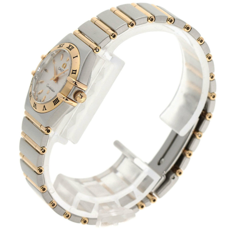 歐米茄 1260.32 星座影集迷你腕錶，不鏽鋼材質，SSx18KPG，18KPG，女款-1