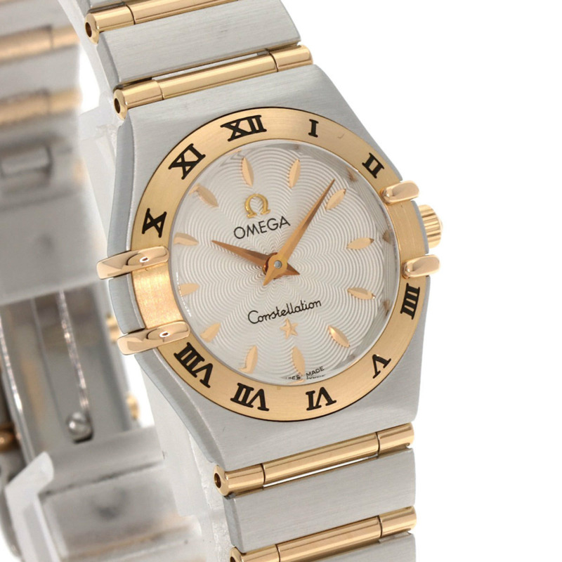 歐米茄 1260.32 星座影集迷你腕錶，不鏽鋼材質，SSx18KPG，18KPG，女款-3