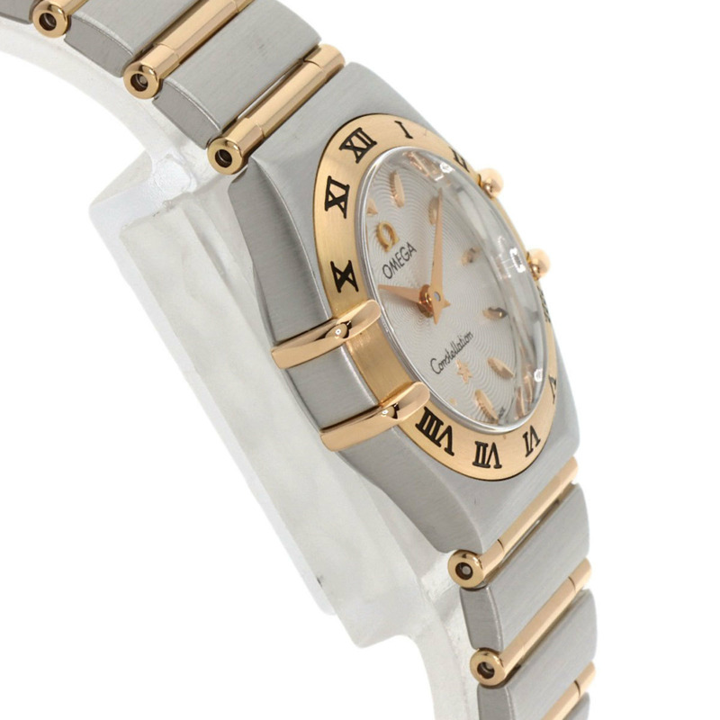 歐米茄 1260.32 星座影集迷你腕錶，不鏽鋼材質，SSx18KPG，18KPG，女款-5