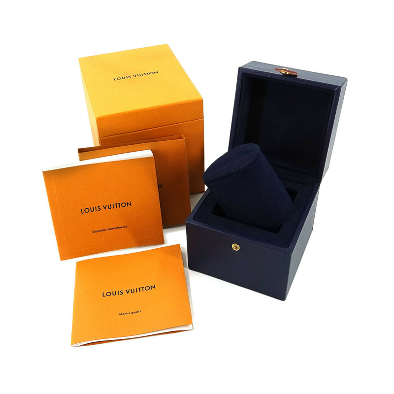 路易威登 Tambour GM Monogram 白色 QA114 男士石英錶-1