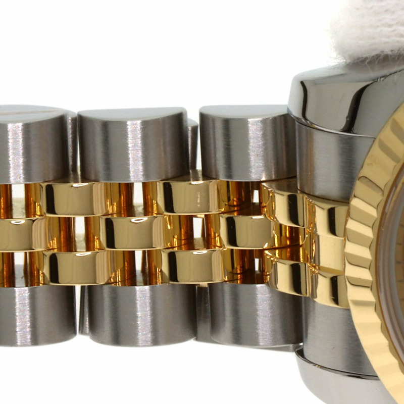 勞力士 179173NG Datejust 10P 鑲鑽腕錶 不鏽鋼 SSx18KYG 18KYG 女士腕錶-21