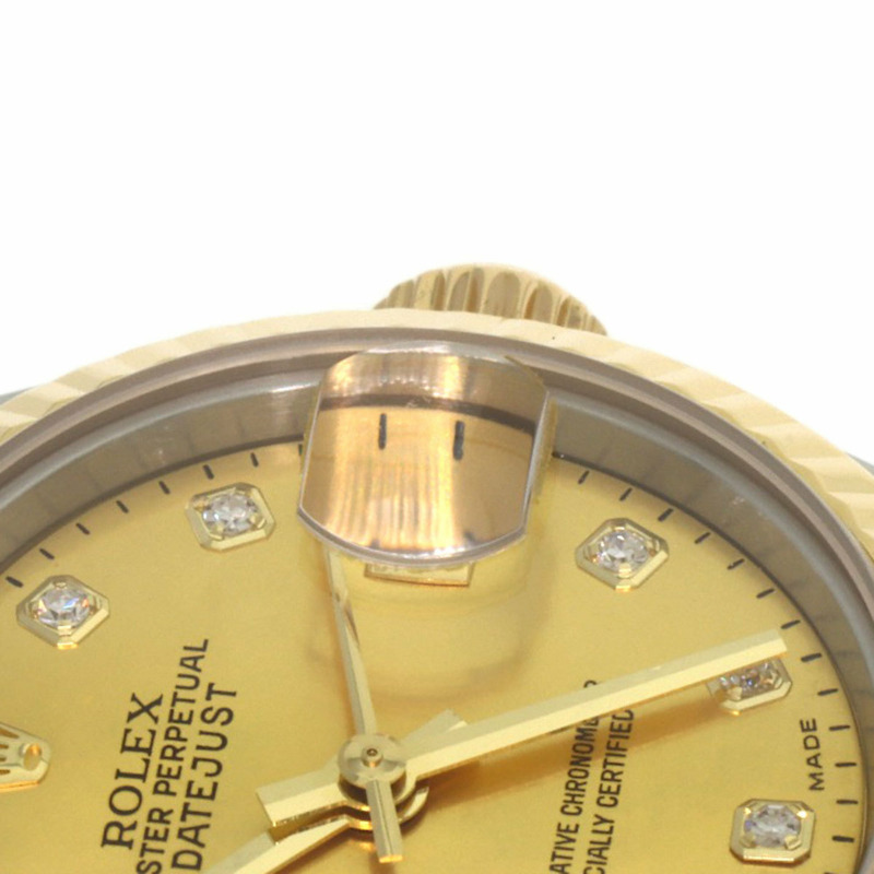 勞力士 179173NG Datejust 10P 鑲鑽腕錶 不鏽鋼 SSx18KYG 18KYG 女士腕錶-25