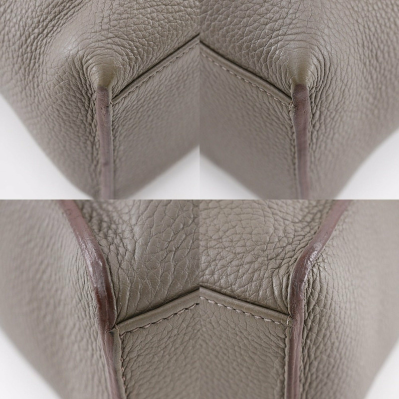 愛馬仕 Hermès Sac Alfred 35 單肩包，Taurillon Clemence 皮革，灰褐色，法國製造，2011 年，A4/A5 尺寸，翻蓋，男士-3